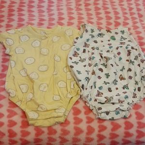 Summer romper lot 3-6 months